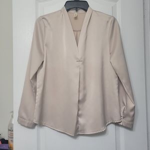 Champagne- colored blouse